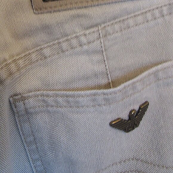 Armani Women Jeans, Grey/brown, sz.28(IT), waist 24in, rise 11 in, cotton, - Picture 5 of 5